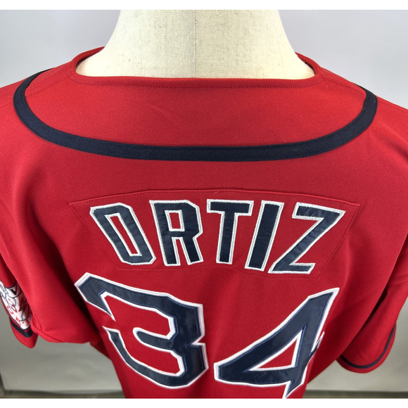 Encore Select Big Papi Ortiz Jersey Embroidered Signature and Ortiz Patch XL - Picture 10 of 16